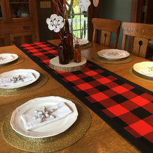 Load image into Gallery viewer, Plaid Table Runner
