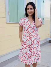 Load image into Gallery viewer, Strawberry Fields Organic Wrap Dress
