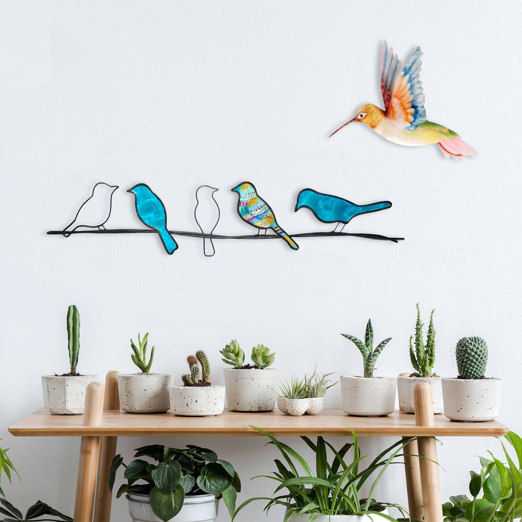 Birds On A Wire Wall Decor