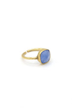 Load image into Gallery viewer, Blue Onyx Adjustable Ring
