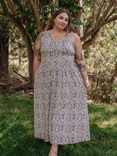 Load image into Gallery viewer, Cheri Plus Size Maxi Dress Matisse Navy
