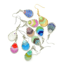 Load image into Gallery viewer, Small Wire Teardrops Earrings
