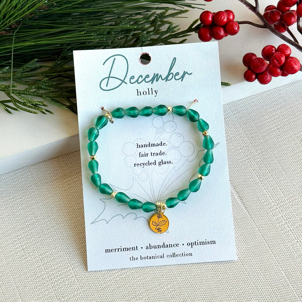 December Botanical Bracelet