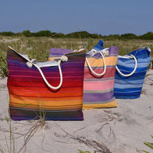 Load image into Gallery viewer, Beach Tote Stormy Blue
