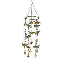 Load image into Gallery viewer, Dragonfly Carousel Wind Chime
