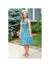 Load image into Gallery viewer, Teal Fit &amp; Flare Dress
