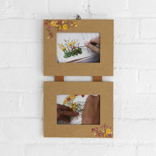 Load image into Gallery viewer, Tala Dried Flowers Double Hanging Frame
