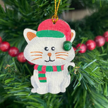 Load image into Gallery viewer, Cat Holiday Ornament
