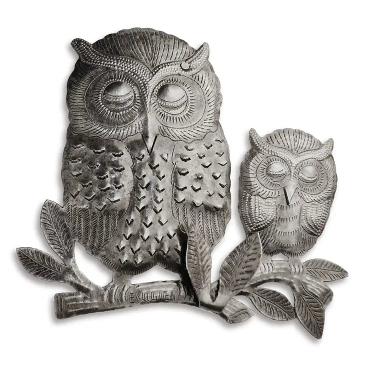 Night Owls Haiti Metal Art