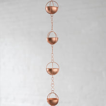 Load image into Gallery viewer, Prava Copper Rain Chain
