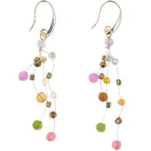 Load image into Gallery viewer, Reena Silk and Bead Earrings
