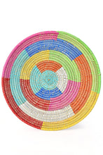 Load image into Gallery viewer, 16&quot; Multicolor Block Pattern Grain Basket
