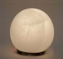 Whitet Salt Globe
