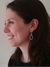 Load image into Gallery viewer, Lorena Loop Sterling Silver Earrings
