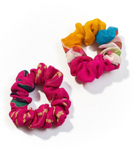 Load image into Gallery viewer, Upcycled Sari Scrunchie
