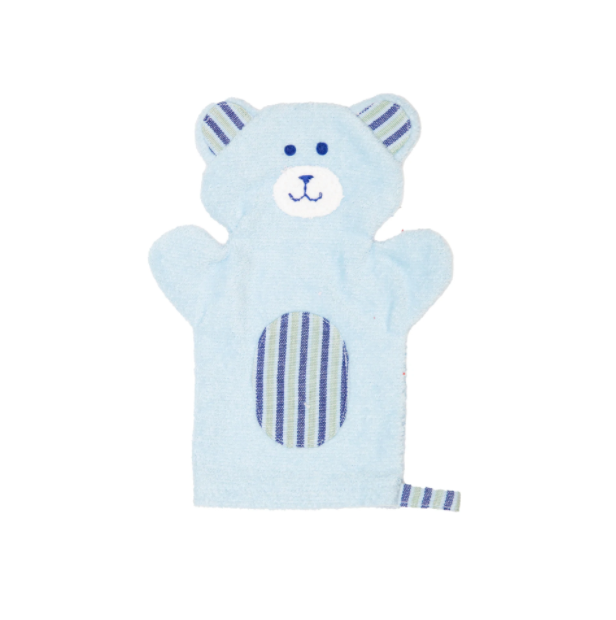 Bear Puppet Washcloth