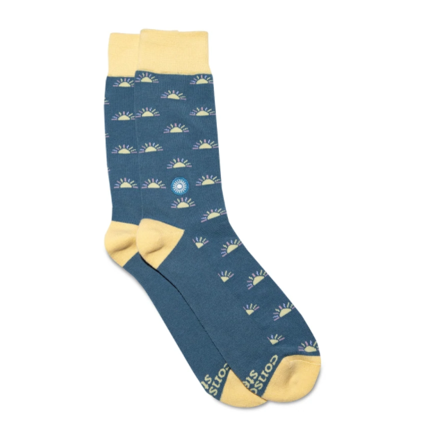Socks That Support Mental Health -  Sunshine Edition