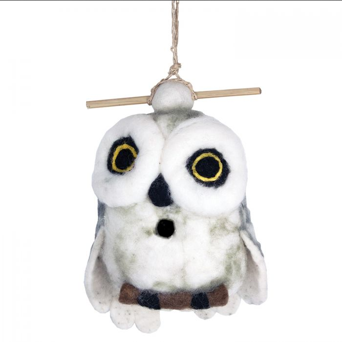 Snowy Owl Birdhouse