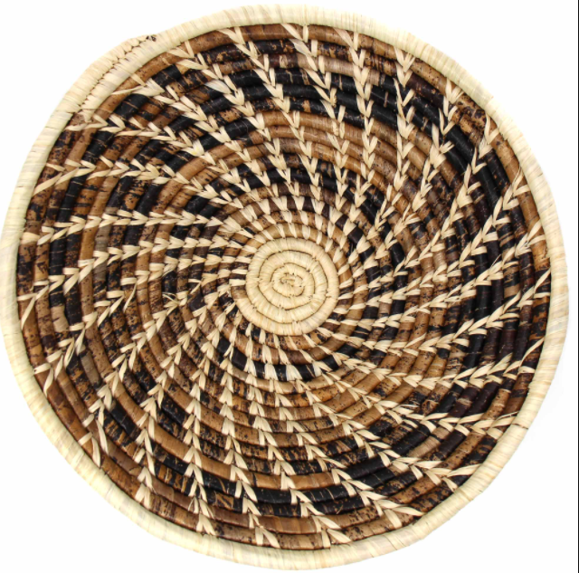 Woven Sisal Spiral Basket