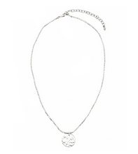 Load image into Gallery viewer, Silver Simple Medallion Necklace
