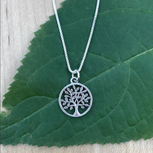 Load image into Gallery viewer, Sterling Silver Tree of Life Necklace
