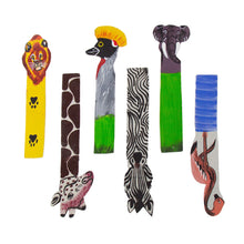 Load image into Gallery viewer, Animal Design Leather Bookmark
