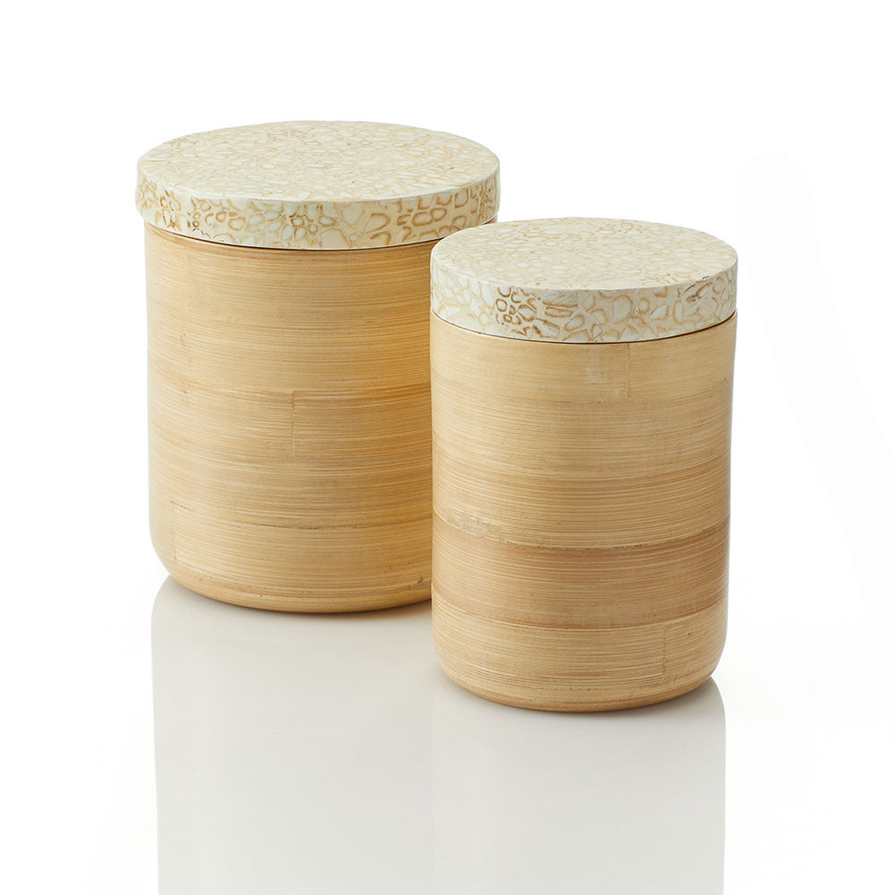 Lim Dom Bamboo Canisters
