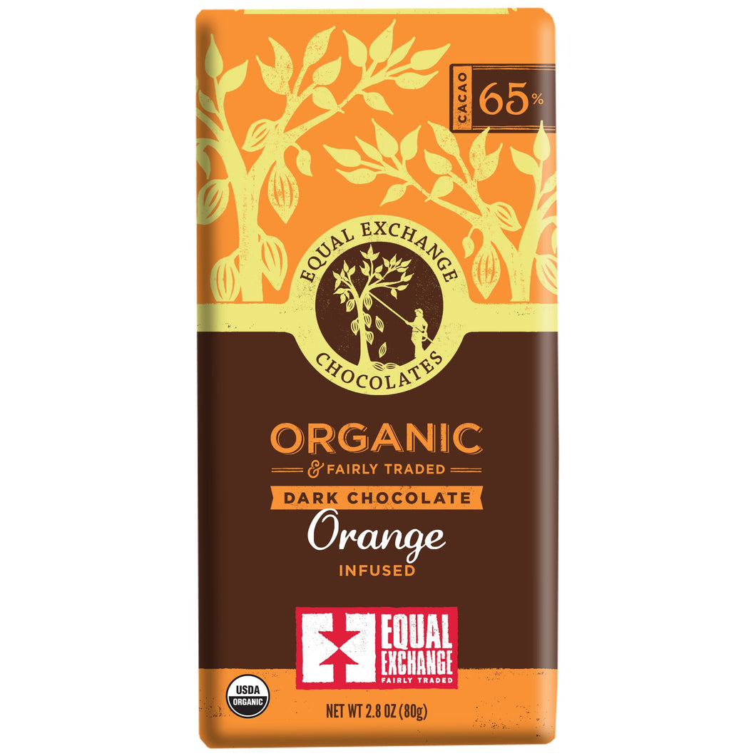 Organic Dark Chocolate Orange Bar