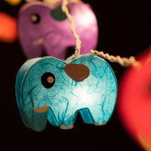 Load image into Gallery viewer, Colorful Elephant String Lights
