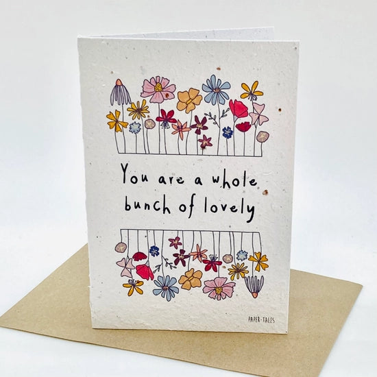 Whole Bunch of Lovely Growing Greeting Card