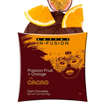 Load image into Gallery viewer, Passion Fruit + Orange in Cacao (In•Fusion)
