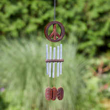 Load image into Gallery viewer, Peace Bamboo Wind Chime
