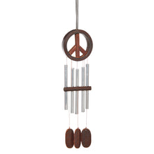 Load image into Gallery viewer, Peace Bamboo Wind Chime

