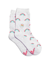 Load image into Gallery viewer, Kids Socks that Save LGBTQ Lives (Radiant Rainbows)
