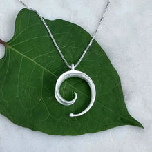 Load image into Gallery viewer, Spiral of Life Sterling Silver Necklace
