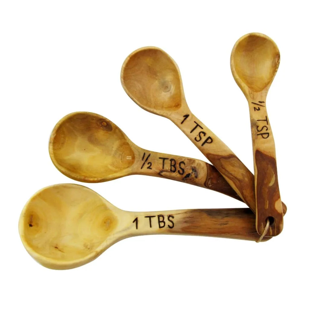 Coffee Wood Measuring Spoons