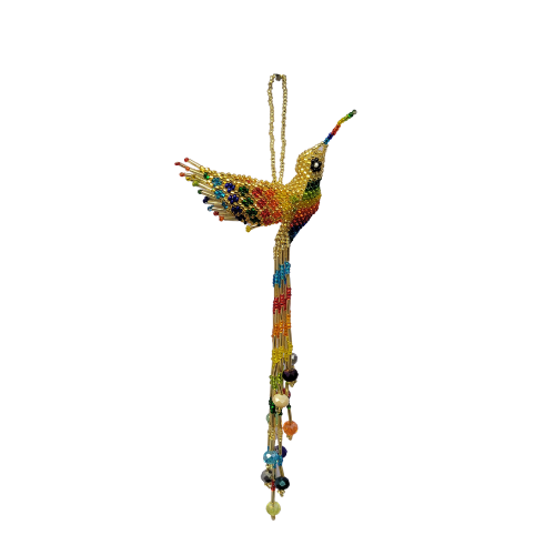 Hummingbird Beaded Ornament