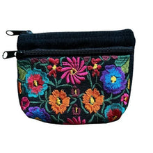 Load image into Gallery viewer, Two Zip Flower Pouch
