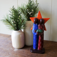 Load image into Gallery viewer, Colorful Soapstone Star Nativity
