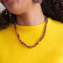 Load image into Gallery viewer, Kantha Milieu Double Strand Necklace
