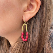 Load image into Gallery viewer, Merlot Seascape Earrings
