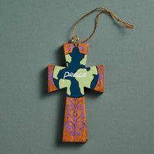 Load image into Gallery viewer, Peace On Earth Cross Ornament - Collectible 2024
