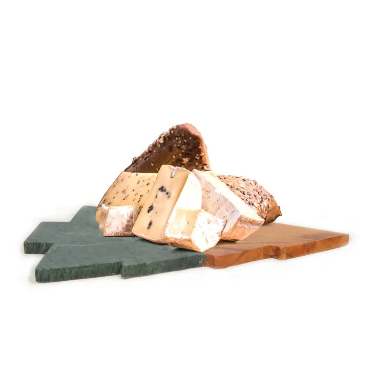 Marble & Wood Tree Cheese Board