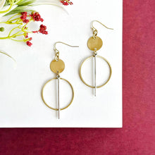 Load image into Gallery viewer, Open Pendulum Earrings
