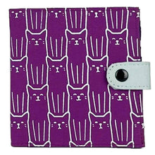 Load image into Gallery viewer, Purple Cat Square Wallet
