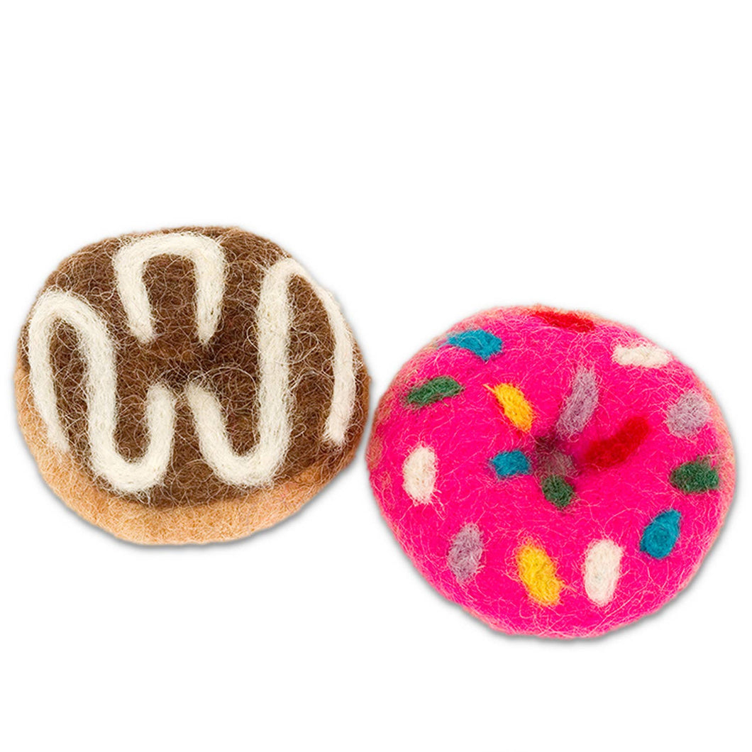 Donut Wool Cat Toy Set