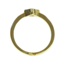 Load image into Gallery viewer, Lolite Brass Stackable Ring
