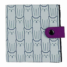 Load image into Gallery viewer, Purple Cat Square Wallet
