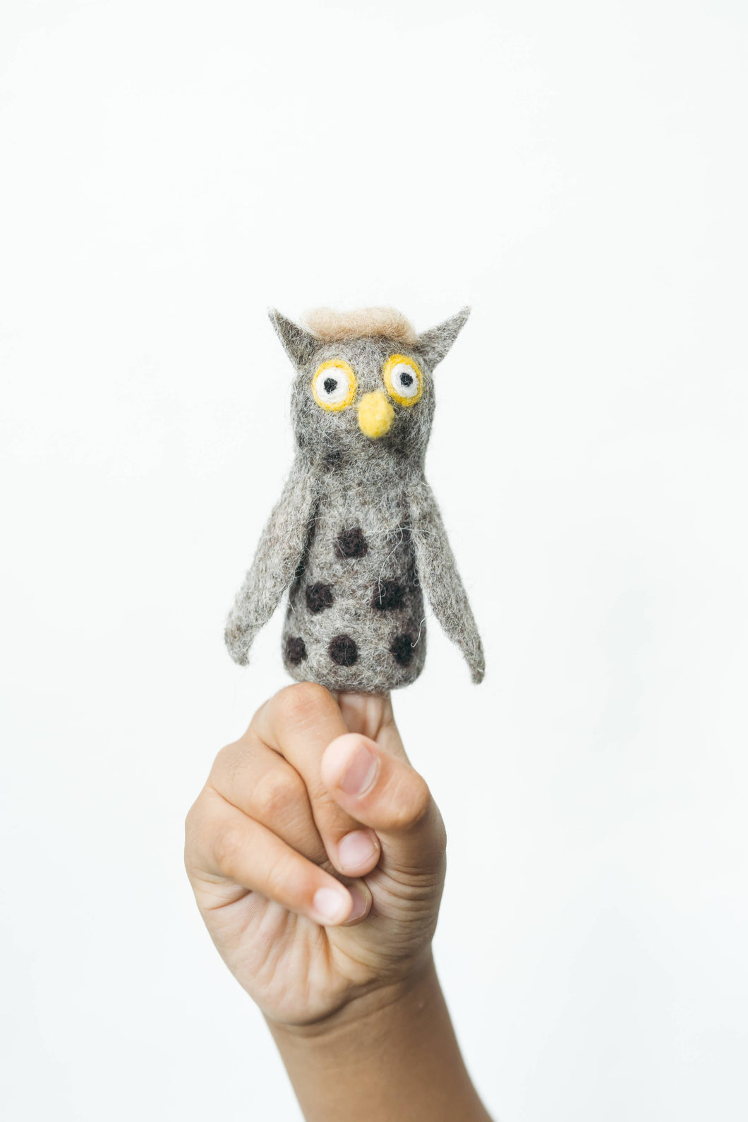 Owl Felt Finger Puppet