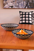 Load image into Gallery viewer, Rwandan Sisal Checkered Basket
